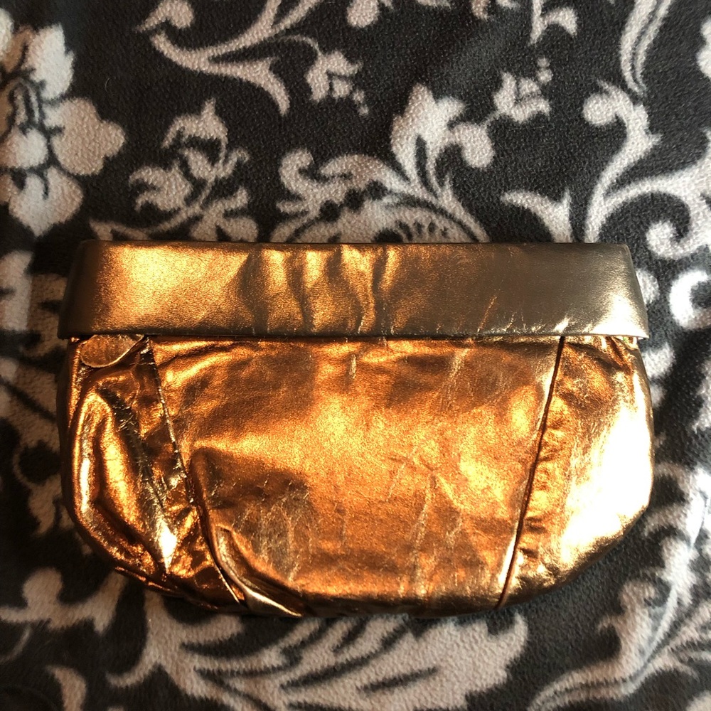 Vintage Metallic Bill Dorf 80s Clutch